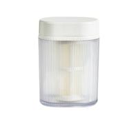 Shurhome Gobelet portable à froid 300 ml, blanc | Récipient à boisson avec bouchon à vis et infuseur à thé pour le transport quotidien à la maison en voyage