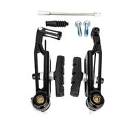 Shurhome Kit de frein de roue à manches longues en métal avec guide-câble | Design d'arrêt en V avec bras long et manchon de guidage de câble pour une utilisation quotidienne dans le garage