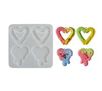 Shurhome Kit de pendentifs en silicone pour boucles d'oreilles faites à la main, porte-clés, décorations de festival, résine, projets d'artisanat, décorations de Noël, accessoires de bijoux en