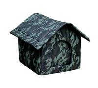 Shurhome Lit d'extérieur durable pour chats, petits chiens, imperméable, isolé, léger, portable pour un déplacement facile, lit isolé pour animaux de compagnie