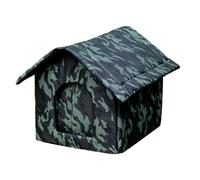 Shurhome Lit d'extérieur durable pour chats, petits chiens, imperméable, isolé, léger, portable pour un déplacement facile, lit isolé pour animaux de compagnie