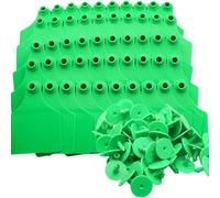 Shurhome Lot de 100 étiquettes extra larges pour identifier les animaux de ferme, fabriquées en plastique souple mais robuste