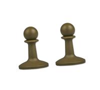Shurhome Lot de 2 capuchons isolés pour piquets de tente - Matériaux en silicone résistant à la corrosion - Équipement de sécurité anti-tonnerre pour les amateurs de camping