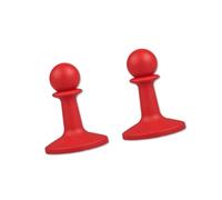 Shurhome Lot de 2 capuchons isolés pour piquets de tente - Matériaux en silicone résistant à la corrosion - Équipement de sécurité anti-tonnerre pour les amateurs de camping