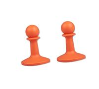Shurhome Lot de 2 capuchons isolés pour piquets de tente - Matériaux en silicone résistant à la corrosion - Équipement de sécurité anti-tonnerre pour les amateurs de camping