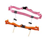 Shurhome Lot de 2 ceintures de course avec 6 anneaux élastiques, ceinture de sport élastique réglable pour ceinture de vélo