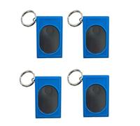 Shurhome Lot de 4 clics d'entraînement pour animaux de compagnie Approche scientifique pour apprendre facilement l'obéissance Outil de correction du comportement Équipement pour chien Clicker