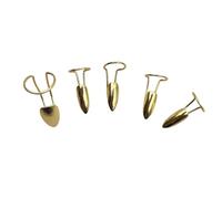 Shurhome Lot de 5 bagues d'ongles tournées vers l'avenir - Pour cosplay - Bijoux - Structure en alliage - Convient pour les amateurs de cosplay et les fêtards - Ensemble de bagues réglables
