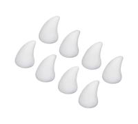 Shurhome Lot de 8 faux ongles en résine d'animaux pour fans d'anime, fête, spectacles, bijoux, fursuit accessoires, articles uniques de cosplay