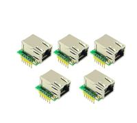 Shurhome Module réseau Ethernet W5500 avec interfaces SPI et plusieurs protocoles, prend en charge l'Ethernet compatible WIZ820IO avec plusieurs protocoles