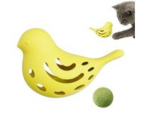 Shurhome Nourriture interactive puzzle jouet anti-stress jaune | Food Puzzle Distributeur de friandises pour la santé des chats et une alimentation lente, réduit l'ennui