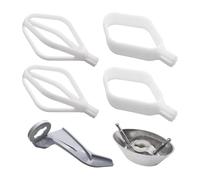 Shurhome Outil de cuisson efficace en métal avec structure en plastique pour mélanger rapidement et uniformément les pâtes, les pâtes et les sauces