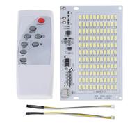 Shurhome Panneau lumineux LED solaire étanche 25 W / 40 W / 60 W / 100 W / 200 W - Minuterie - Cellule photoélectrique - Télécommande pour applications d'éclairage extérieur - Panneau lumineux LED