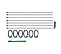 Shurhome Piquet de support pour plantes d'intérieur avec ouverture réglable | Tige en alliage d'aluminium pour l'entretien des monstera, des tomates et des vignes domestiques