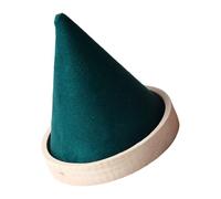 Shurhome Présentoir à bijoux conique en bois avec surfaces doublées de velours pour protéger les bracelets et les bracelets des rayures pour présenter et ranger vos bijoux, taille unique, comme décrit