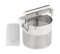 Shurhome Presse alimentaire pratique et manuelle en acier inoxydable pour presser l'eau des ingrédients dans le presse-légumes des grandes cuisines