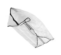 Shurhome Protection de sac de golf translucide, PVC, housse imperméable, sac de voyage pour chariot de golf, housses de pluie pour la pluie, la neige, la poussière, imperméable, coupe-vent