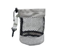 Shurhome Sac de transport pour balle de golf, filet en nylon, sac en filet, support de transport, ceinture portable, sac de rangement pour golfeur, grande capacité, sac de rangement avec cordon de