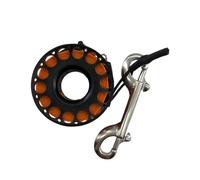Shurhome Scubas Diving Spool Finger Reel avec clip à clipser double face Spots de grotte Guide Line Reel pour tuba Équipement de plongée caverne