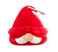 Shurhome Support de sac pour chien Rouge | Distributeur de déchets saisonniers, sac en silicone respectueux du lin, aide à la promenade du quartier, pièce de transport