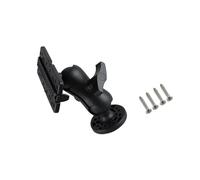 Shurhome Support de viseur pour kayak avec base à vis Noir | Accessoires de pêche d'extérieur avec bras réglable, socle à vis et plaque de support noire pour utilisation en bateau, canoë