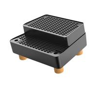 Shurhome Supports de corbeille à papier Smart Puss à deux couches pour réduire la dispersion des déchets et fournir un accès contrôlé avec boîte intelligente avec technologie antidérapante