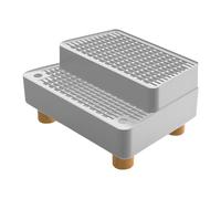 Shurhome Supports de corbeille à papier Smart Puss à deux couches pour réduire la dispersion des déchets et fournir un accès contrôlé avec boîte intelligente avec technologie antidérapante