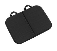 Shurhome Tapis de siège pliable ergonomique Hives Gel Polyester Texture Coussin de siège pliable pour activités de plein air Confort quotidien Coussin portable Crème