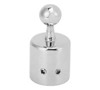 Shurzmotic Capuchon supérieur Bimini de Bateau de 25.6mm, raccord d'auvent, extrémité à œil Externe, en Acier Inoxydable Marin pour Tube Rond de 25mm