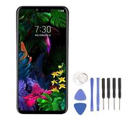 Shurzmotic Écran tactile OLED de remplacement de 6,1" avec cadre et capteur d'empreintes digitales pour G8 ThinQ LMG820 G820N G820UM G820QM, comprend un kit d'outils de réparation (Noire)