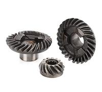 Shurzmotic Ensemble de pignons pour Moteur de Bateau Marin, pignon d’engrenage Avant et arrière pour Moteur Hors-Bord T15, Engrenages de Remplacement en Acier Inoxydable pour Le système de TR