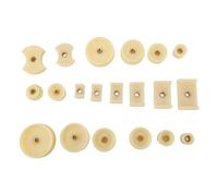 Shurzmotic Kit de matrices de pressage pour montres, 20 pièces, ensemble d’outils en plastique pour le pressage du fond de montre, compatible avec les machines de capsulage de table, (Blanche)
