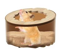 Shurzzesj Boîte de salle de bain pour hamster - Accessoires de nettoyage et de bain pour hamster | Accessoires de nettoyage et de salle de bain, boîte résistante pour hamster, couvercle pour salle de