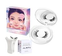 Shurzzesj Cils magnétiques, cils magnétiques, Cils magnétiques d'aspect naturel pour une longue durée, Grappes d'extensions de cils, faux cils réutilisables pour un confort toute la journée