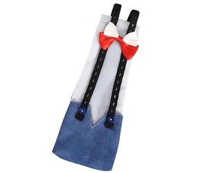 Shurzzesj Couches de canard, couches de poulet, lavables - Couches de canard réutilisables avec nœud papillon, tissu imprimé lavable, couches pour animaux de compagnie et volaille