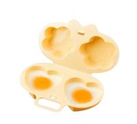 Shurzzesj Cuiseur à œufs au micro-ondes | Pocheuse à œufs au -ondes avec 2 cavités | Mac à œufs antiadhésive, moule à œufs sûr, cuit deux œufs à la fois, fromage hamburger petit déjeuner