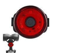Shurzzesj Feu arrière de vélo, feu arrière de vélo - Lumière de sécurité Clignotante pour vélo,Feu arrière de vélo, Feux d'avertissement avec 2 Modes d'éclairage, Feux de VTT alimentés par Batterie
