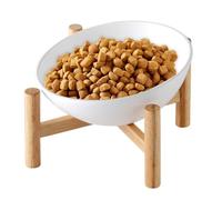 Shurzzesj Gamelle surélevée en céramique pour Chat, gamelle surélevée et inclinée pour Chat,Bols pour Chats en céramique Mangeoire pour Animaux de Compagnie - Bol Anti-vomi pour Animaux de Compagnie