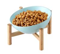 Shurzzesj Gamelle surélevée et inclinée pour Chat, gamelles surélevées et inclinées pour Chat - Bols pour Chats en céramique Mangeoire pour Animaux de Compagnie - Bol Anti-vomi pour Animaux de