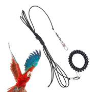 Shurzzesj Harnais pour perroquet | Corde volante d'extérieur pour oiseaux, harnais léger pour aras, cacatoès, perruches, aras