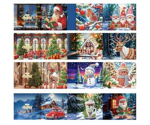 Shurzzesj Lot de 12 cartes de vœux créatives avec strass en cristal - Cartes de vœux amusantes pour enfants - Cartes de vœux créatives avec enveloppes