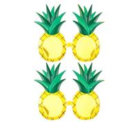 Shurzzesj Lunettes de soleil amusantes pour adultes, ananas | 2 paires de lunettes de soleil amusantes en forme d'ananas en forme de fruit | Faveurs de fête d'ananas, lunettes de soleil
