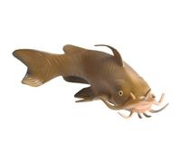 Shurzzesj Modèle de poisson-chat artificiel, petite figurine de poisson-chat - Jouet simulé simulé,Jouet éducatif avec structure transparente pour collections, fins éducatives,