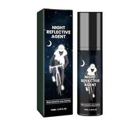 Shurzzesj Peinture aérosol brillante pour conduite de nuit, éclairage toute la nuit, peinture réfléchissante longue durée pour vêtements, vélos, skateboards, toile, bois, tissu, 100 ml