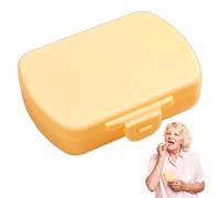 Shurzzesj Petit pilulier | 6 compartiments | Pilulier organisateur de pilule, pilulier portable, étui pour sac à main