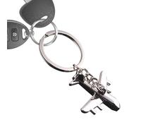 Shurzzesj Porte-clés avion pour homme, porte-clés avion, porte-clés drôles design en forme d'avion, porte-clés avion pour enfants, passionné d'aviation, pendentif porte-clés pilote