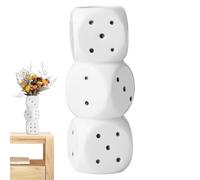 Shurzzesj Pot funky, pot de fleurs unique | Pot à triple écrou | Pot décoratif pour fleurs, fleurs séchées, ameublement de chambre, chambre à coucher