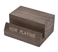 Shurzzesj Présentoir pour disques vinyles, support de disque vinyle, étagère de rangement pour disques vinyles en bois, décoration d'intérieur moderne