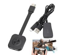 Shurzzesj Projecteur pour TV, écran 4K, projecteur sans fil pour streaming, fournitures de divertissement, appareils électroniques ménagers pour musique, graphiques, vidéos, documents, jeux, démos