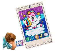 Shurzzesj Puzzle d'animaux en bois, Puzzle en bois en bois,Puzzle éducatif pour téléphone portable - Puzzle pour téléphone portable, blocs de puzzle pour la première éducation pour garçons et filles 3